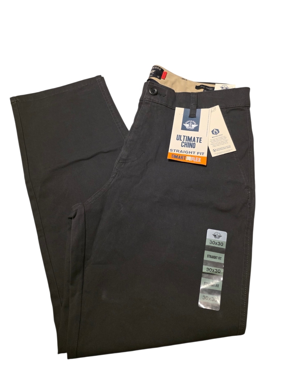 ​Dockers Ultimate Chino Straight Fit Smart 360 Flex Pants Grey 30x30 NWT